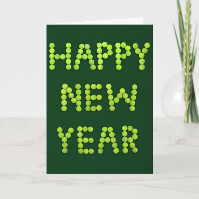 Carte de voeux de bonne année pour des fans de (Devant)