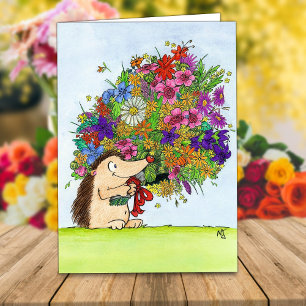 Carte de voeux de BOUQUET par Nicole Janes