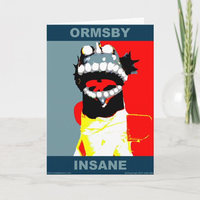 Carte de voeux de campagne d'Ormsby (blanc à (Devant)
