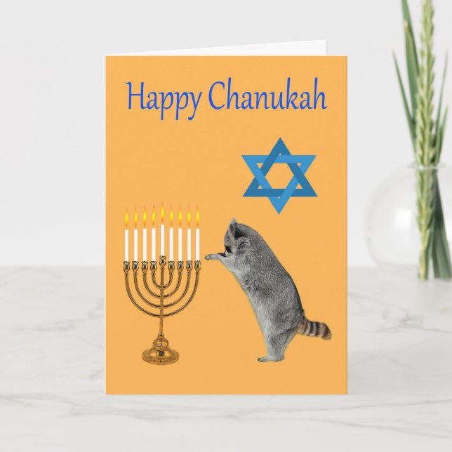Carte de voeux de Chanukah (Devant)