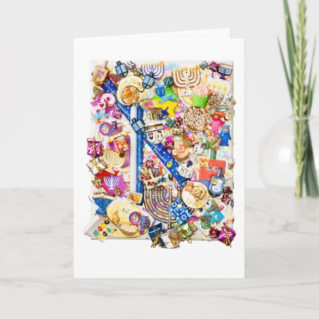 Carte de voeux de Chanukah (Devant)