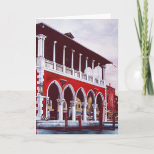 Carte de voeux de charme vénitienne