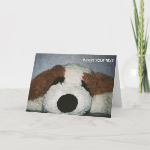 Carte de voeux de chien