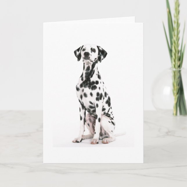 Carte de voeux de chien du feu (Devant)