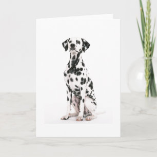 Carte de voeux de chien du feu