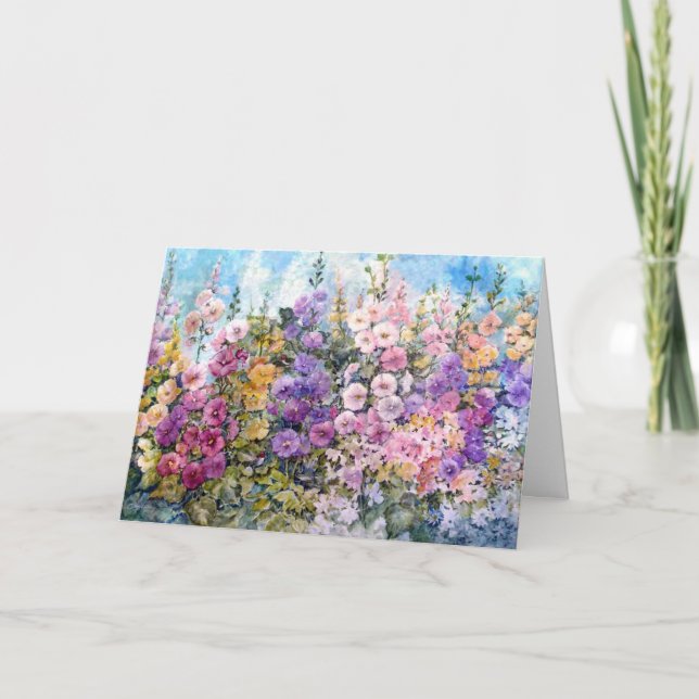 Carte de voeux "de ciel de colibri" (Devant)