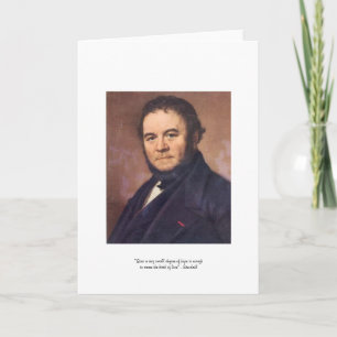 Carte de vœux de citation "Naissance de l'amour" d