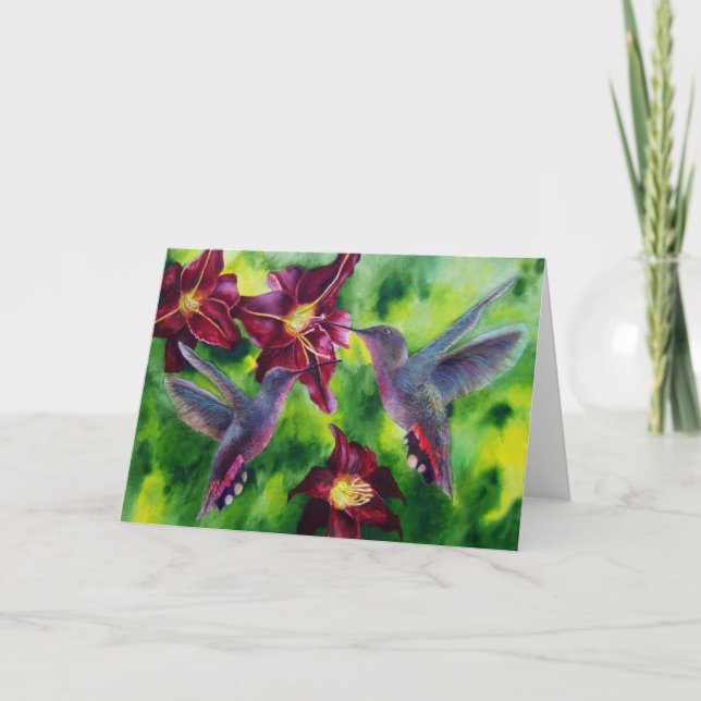 Carte de voeux de collecteurs de nectar (Devant)