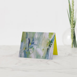 Carte de voeux de conception abstraite