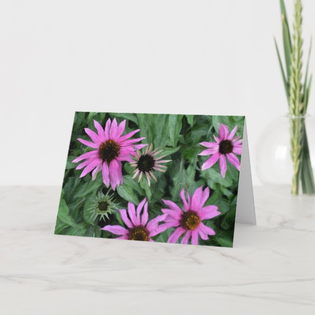 Carte de voeux de Coneflowers (Devant)