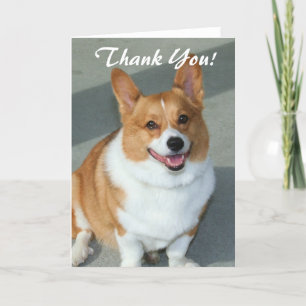 Carte de voeux de corgi de Gallois de Merci