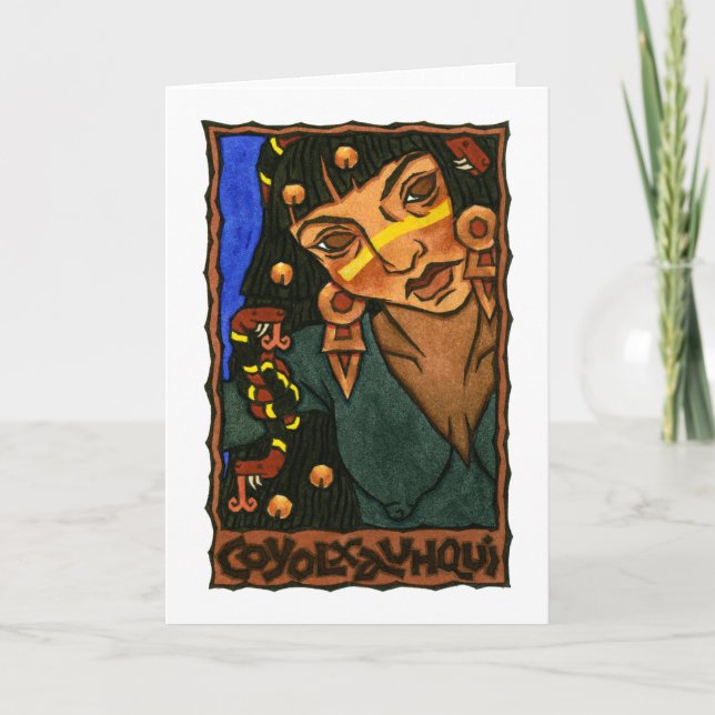 Carte de voeux de Coyolxauhqui (Devant)
