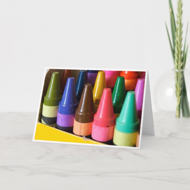 Carte de voeux de crayon (Devant)