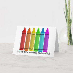 Carte de voeux de crayon