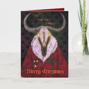 Carte de voeux de Creepmas