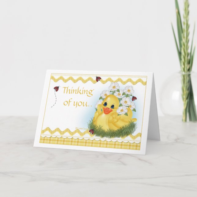 Carte de voeux de CuddleCreek® SunnyDuck (Devant)
