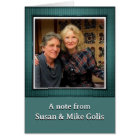 Carte de voeux de demande spéciale client