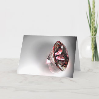 Carte de voeux de diamant