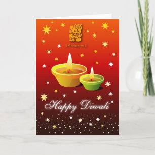 Carte de voeux de Diwali