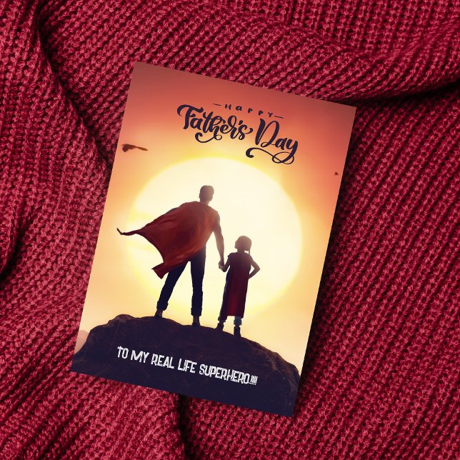 Carte de voeux de Fête des pères joyeuse couleur m (Créateur téléchargé)