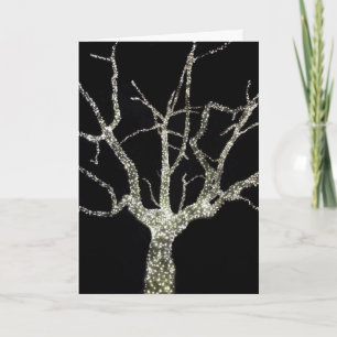 Carte de vœux de fêtes 'Arbre de Lumière' - Saison