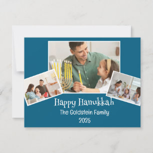 Carte de vœux de fêtes de famille Hanukkah 4 photo