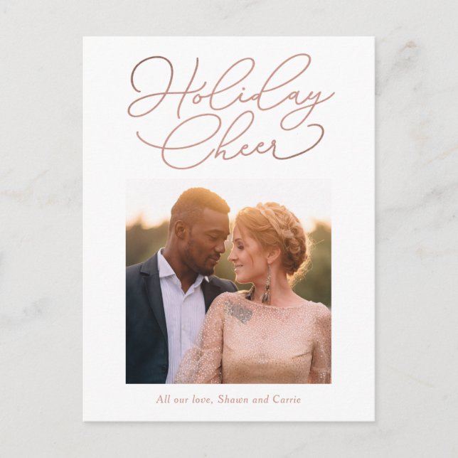 Carte de vœux de fêtes EDITABLE COULEUR (Devant)