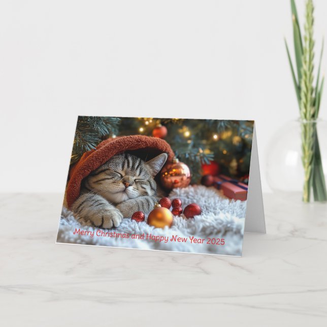 Carte de vœux de fin d'année (Devant)