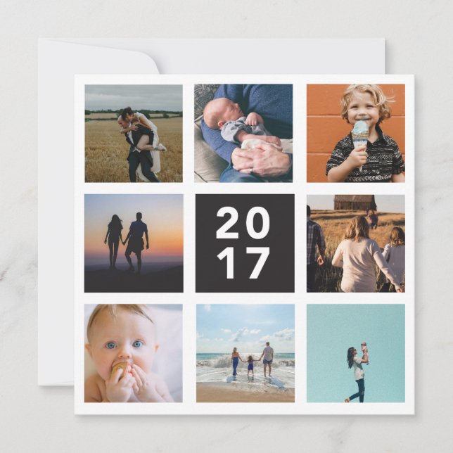 Carte de vœux de fin d'année 2017 (Devant)