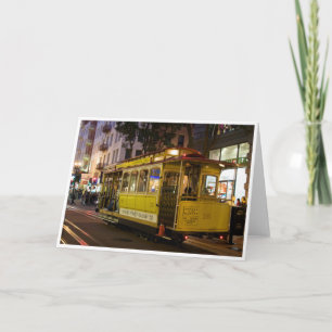 Carte de voeux de funiculaire de San Francisco
