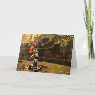 Carte de voeux de gladiateur