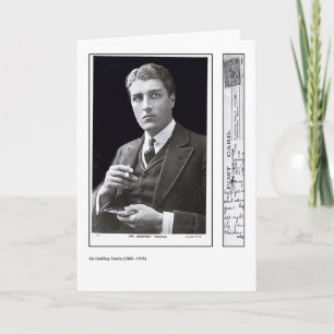 Carte de voeux de Godfrey Tearle d'acteur