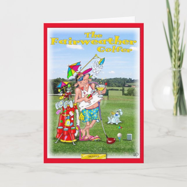 Carte de voeux de golf (Devant)