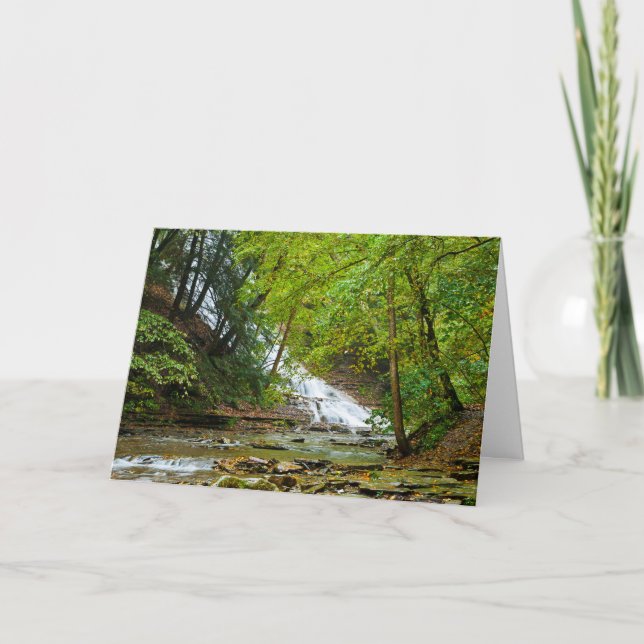Carte de voeux de gorge de crasses (Devant)