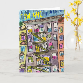 Carte de voeux de Gratitude NYC de 19h avec Envelo