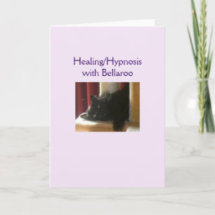 Carte de voeux de guérison/hypnose de Bellaroo