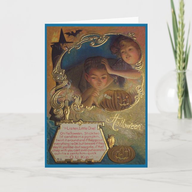 Carte de voeux de Halloween (Devant)