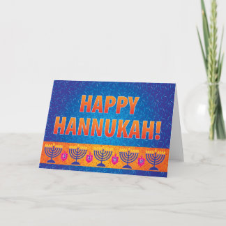Carte de voeux de Hannukah