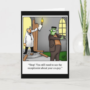 Carte de voeux de Humour Halloween amusante