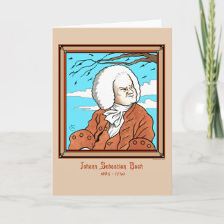 Carte de voeux de "Johann Sebastian Bach"