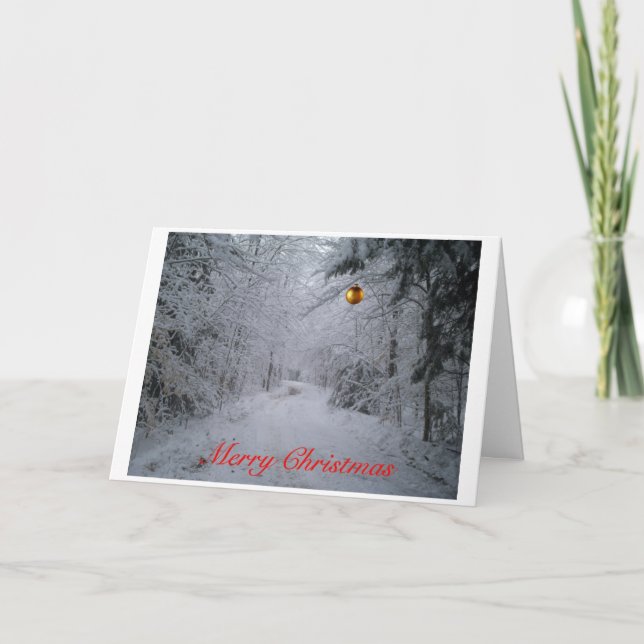 Carte de voeux de Joyeux Noël (Devant)