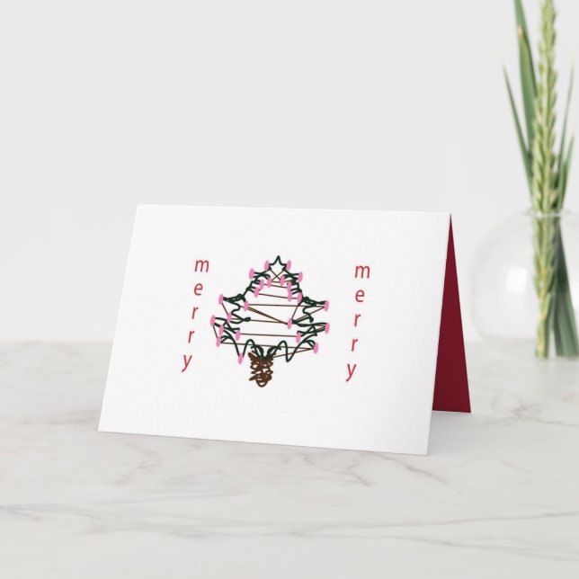 Carte de voeux de Joyeux Noël (Devant)