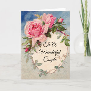 Carte de vœux de Jubilé de Mariage avec de Jolies
