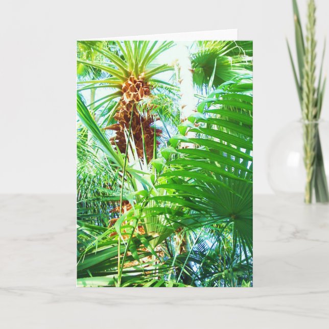 Carte de voeux de jungle (Devant)