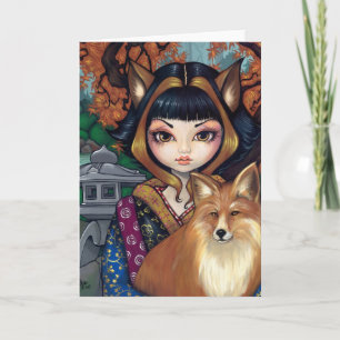 Carte de voeux de "Kitsune"