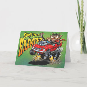 Carte de voeux de Krampus