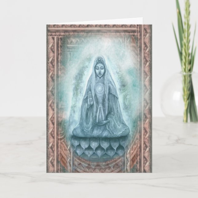 Carte de voeux de Kuan Yin (Devant)