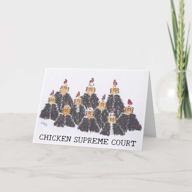 Carte de voeux de la Cour suprême (Devant)