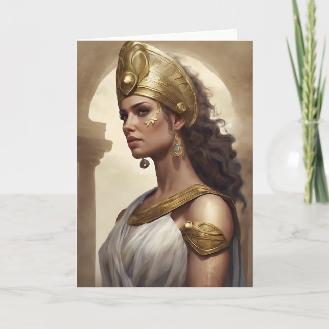 Carte de voeux de la déesse Hera (Devant)