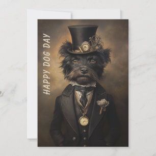 Carte de vœux de la journée du chien – Drôle pour 